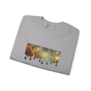 Golden Musical Notes Unisex Heavy Blend™ Crewneck Sweatshirt