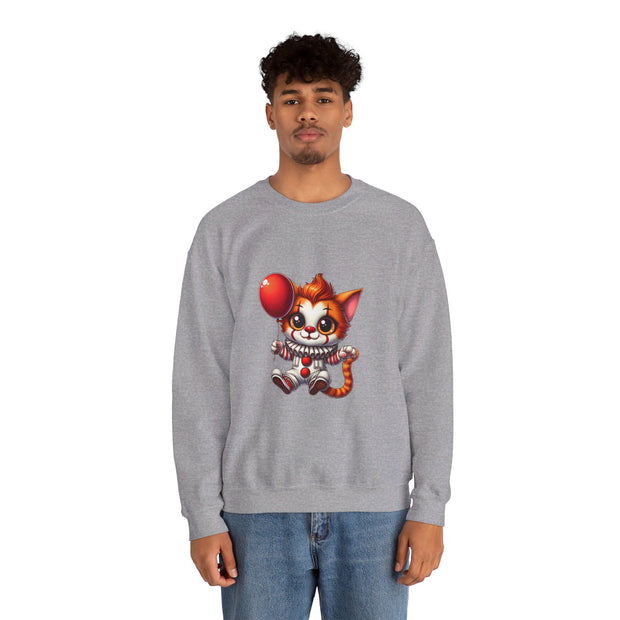 Horror Movie Cats Unisex Heavy Blend™ Crewneck Sweatshirt