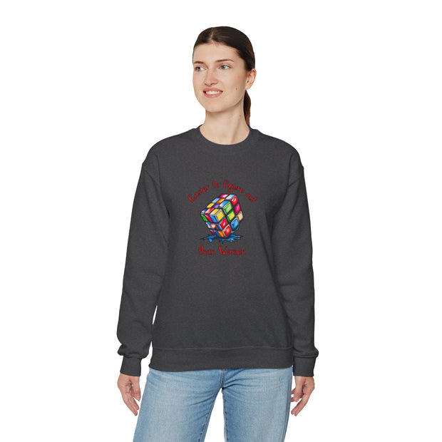 Rubik Cube Unisex Heavy Blend™ Crewneck Sweatshirt