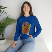 Christmas cat Unisex Heavy Blend™ Crewneck Sweatshirt