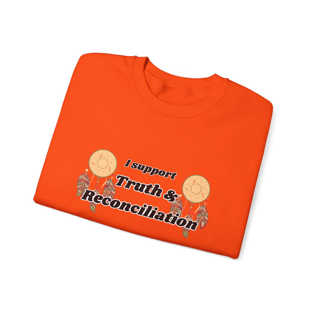 I Support Truth & Reconciliation Unisex Heavy Blend™ Crewneck Sweatshirt