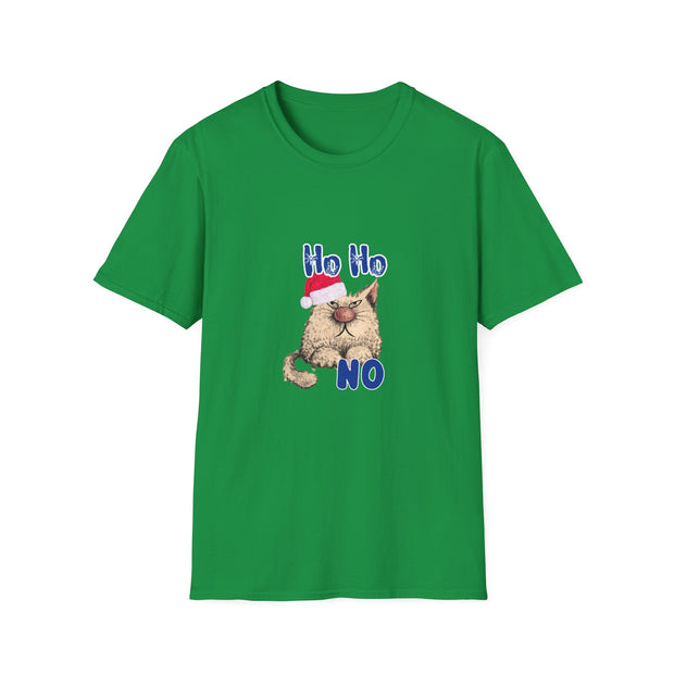 Christmas cat Unisex Softstyle T-Shirt