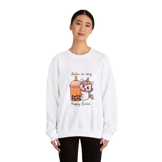 Unicorn Boba Unisex Heavy Blend™ Crewneck Sweatshirt