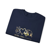 Peace Love Camping Unisex Heavy Blend™ Crewneck Sweatshirt