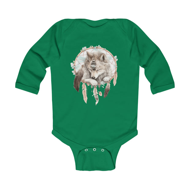 Baby Wolf Infant Long Sleeve Bodysuit