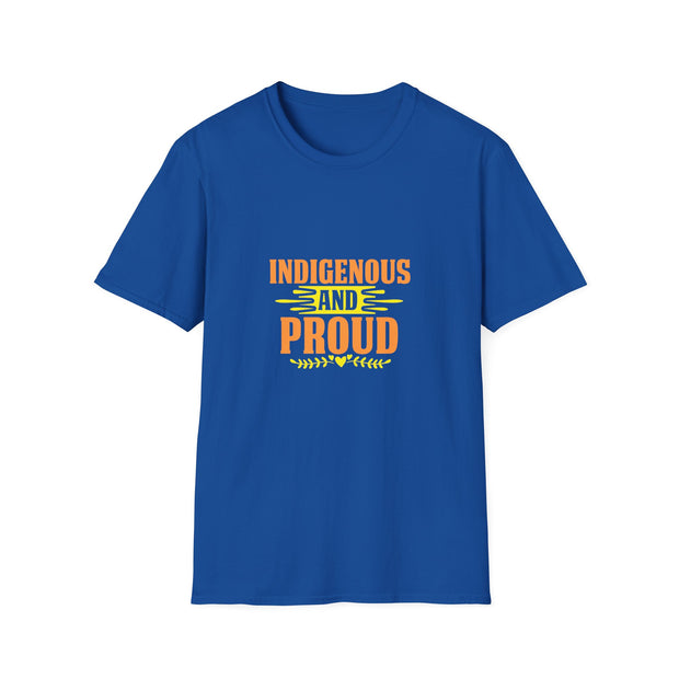 Indigenous and Proud Unisex Softstyle T-Shirt