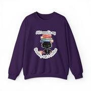 Books, Cat & Coffee Unisex Heavy Blend™ Crewneck Sweatshirt