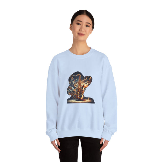 Saxophone Unisex Heavy Blend™ Crewneck Sweatshirt