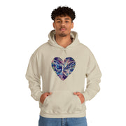 Heart Butterfly Unisex Heavy Blend™ Hooded Sweatshirt