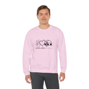 Peace Love Camping Unisex Heavy Blend™ Crewneck Sweatshirt
