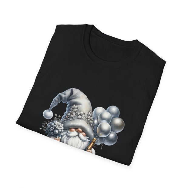 New Year Gnome Unisex Softstyle T-Shirt