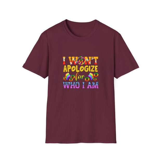 I won’t Apologize Unisex Softstyle T-Shirt