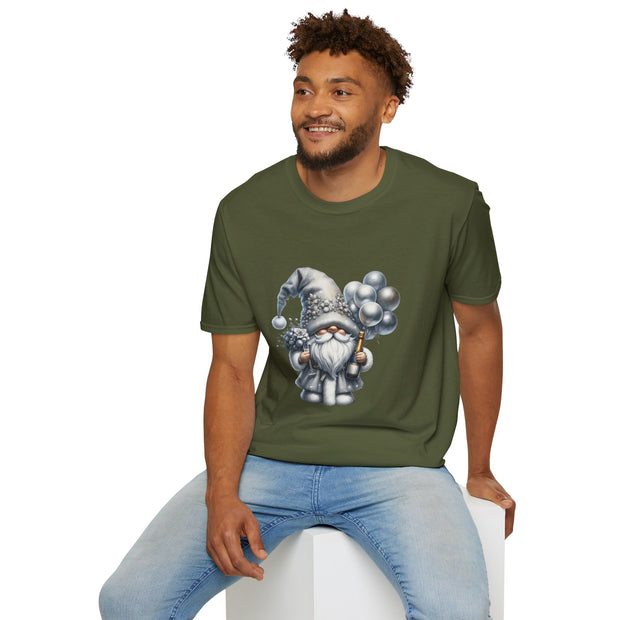 New Year Gnome Unisex Softstyle T-Shirt