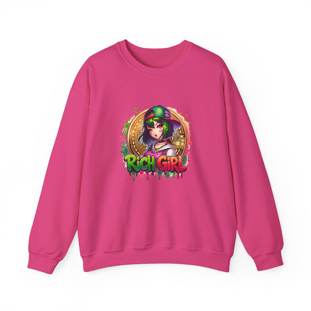 Graffiti Anime Girls Unisex Heavy Blend™ Crewneck Sweatshirt