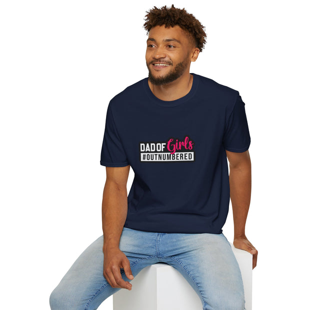 Dad of Girls Unisex Softstyle T-Shirt