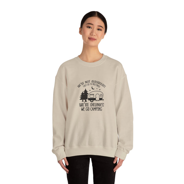 Camping Drunks Unisex Heavy Blend™ Crewneck Sweatshirt