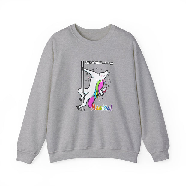 Unicorn Wine Unisex Heavy Blend™ Crewneck Sweatshirt