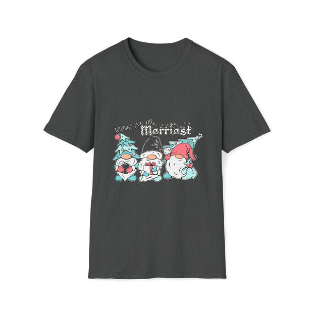 Gnome Christmas Unisex Softstyle T-Shirt