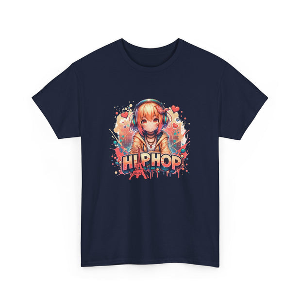Graffiti Anime Girl Unisex Heavy Cotton Tee