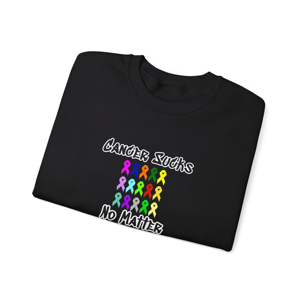 Cancer Sucks Unisex Heavy Blend™ Crewneck Sweatshirt