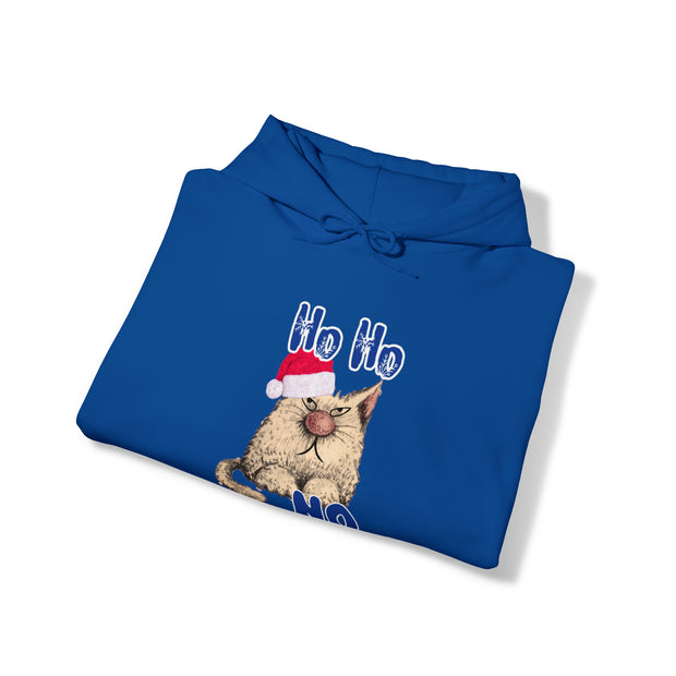 Christmas cat Unisex Heavy Blend™ Hooded Sweatshirt