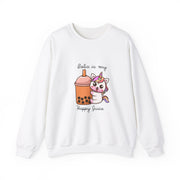 Unicorn Boba Unisex Heavy Blend™ Crewneck Sweatshirt