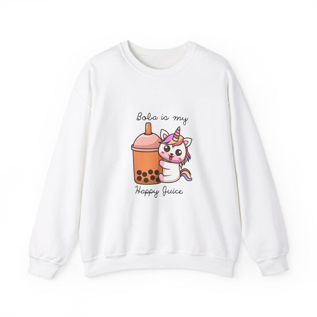 Unicorn Boba Unisex Heavy Blend™ Crewneck Sweatshirt