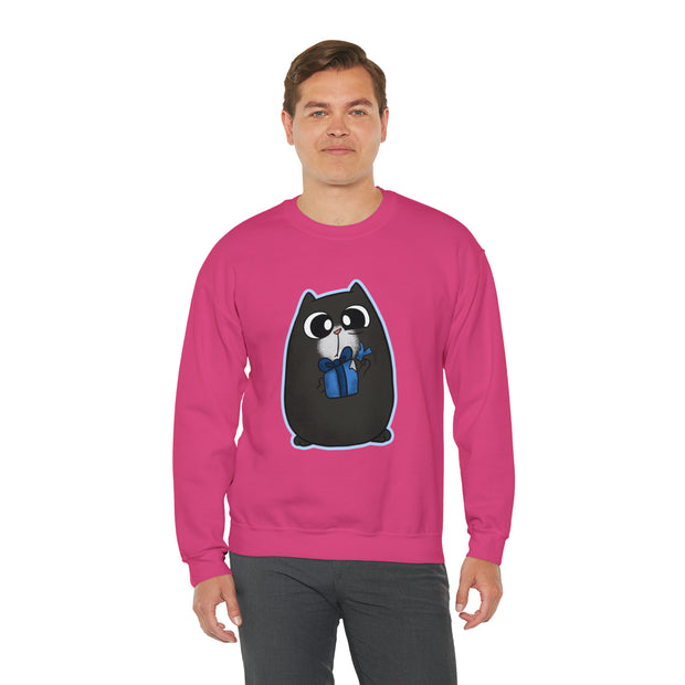 Christmas cat Unisex Heavy Blend™ Crewneck Sweatshirt