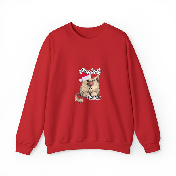 Christmas cat Unisex Heavy Blend™ Crewneck Sweatshirt