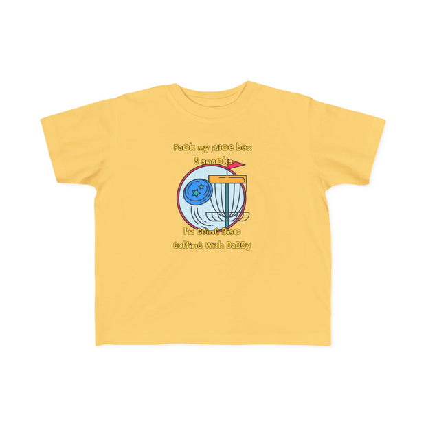 Disc Golf with Daddy Toddler's Fine Jersey Tee