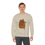 Christmas cat Unisex Heavy Blend™ Crewneck Sweatshirt