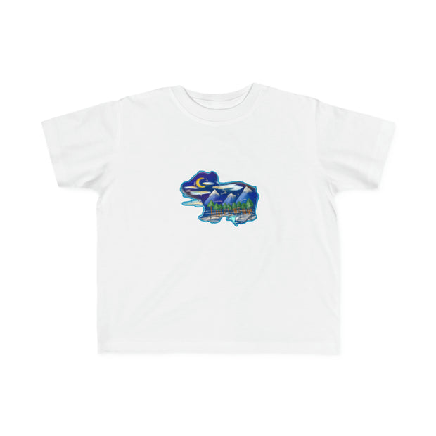 Nighttime bear Toddler's Fine Jersey Tee