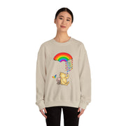 Winnie the Pooh Raining Pride Unisex Heavy Blend™ Crewneck Sweatshirt