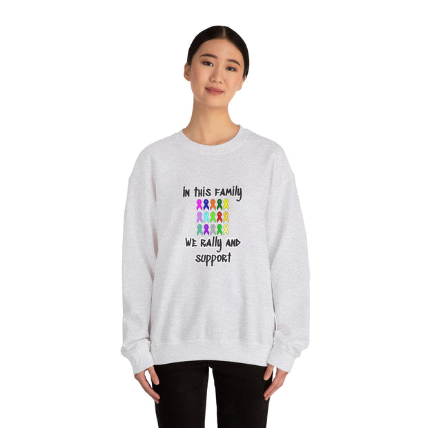 Cancer Family Support Unisex Heavy Blend™ Crewneck Sweatshirt