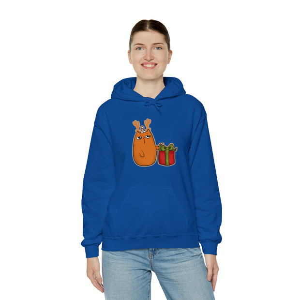 Christmas cat Unisex Heavy Blend™ Hooded Sweatshirt