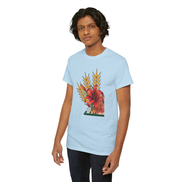 Saskatchewan Lily Unisex Heavy Cotton Tee