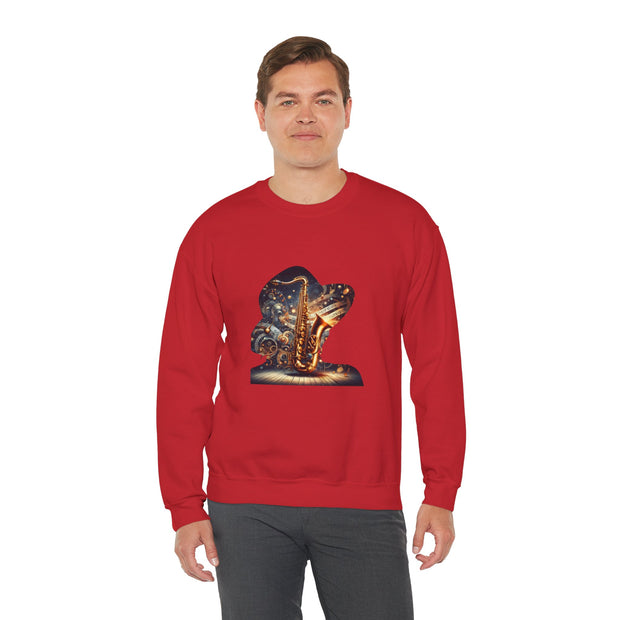 Saxophone Unisex Heavy Blend™ Crewneck Sweatshirt