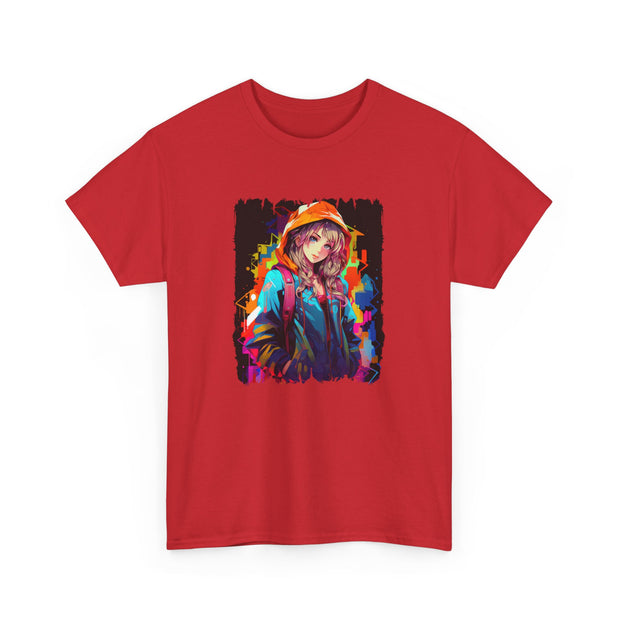 Graffiti Anime Girls Unisex Heavy Cotton Tee