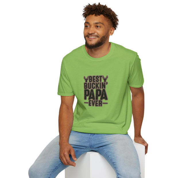 Best Papa Unisex Softstyle T-Shirt