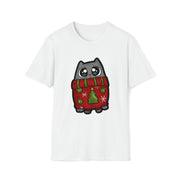 Christmas cat Unisex Softstyle T-Shirt