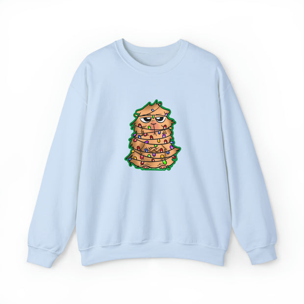 Christmas cat Unisex Heavy Blend™ Crewneck Sweatshirt