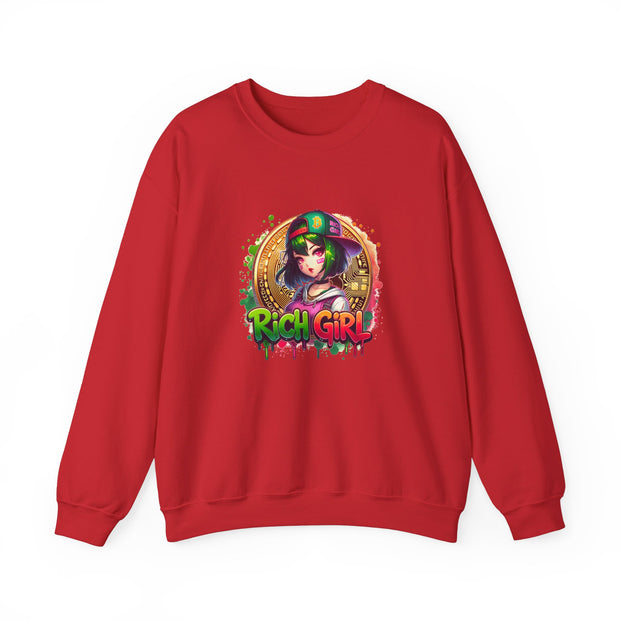 Graffiti Anime Girls Unisex Heavy Blend™ Crewneck Sweatshirt
