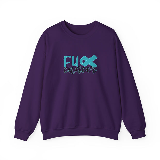 Fuck Cancer Unisex Heavy Blend™ Crewneck Sweatshirt