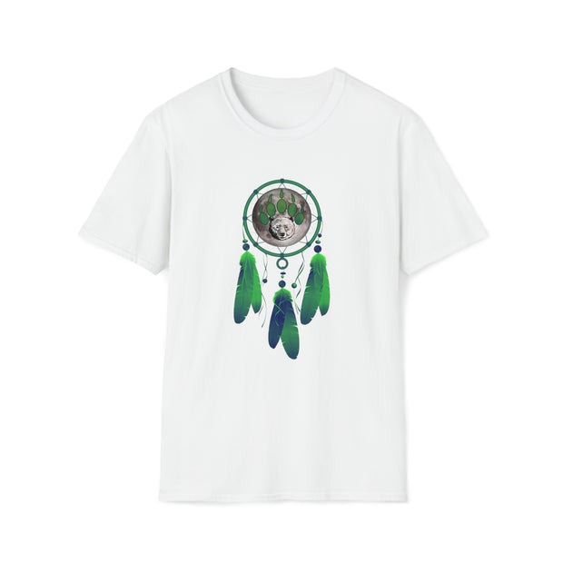 Bear Dream Catcher Unisex Softstyle T-Shirt