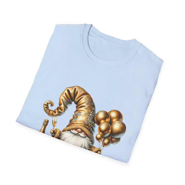 New Year Gnome Unisex Softstyle T-Shirt