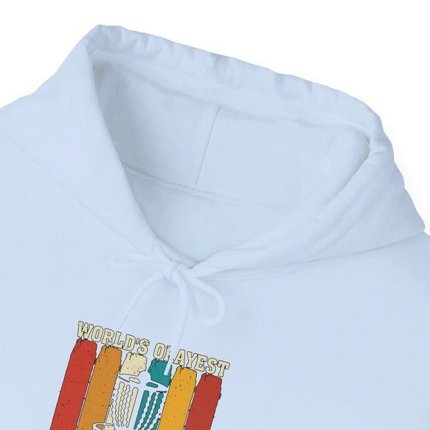 World’s Okayest Disc Golf Player Unisex Heavy Blend™ Hooded Sweatshirt