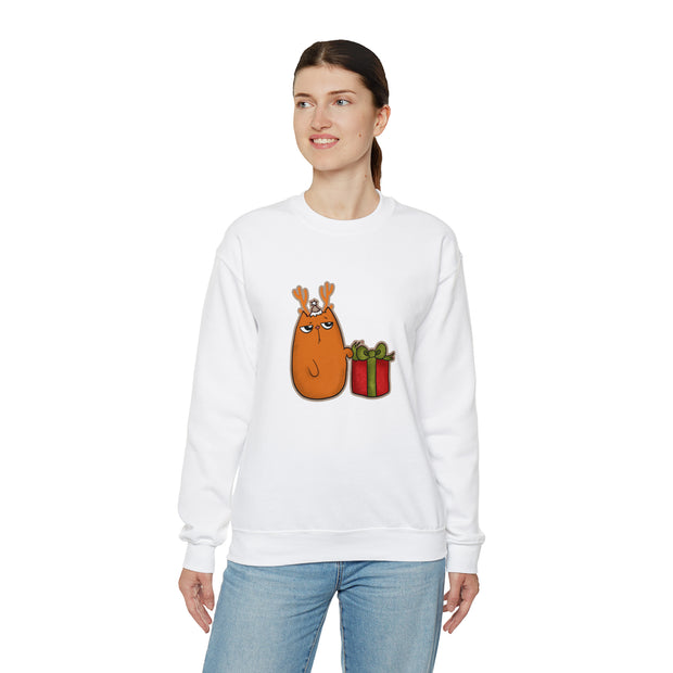 Christmas cat Unisex Heavy Blend™ Crewneck Sweatshirt