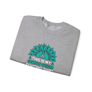 Ovarian Cancer Fighting Unisex Heavy Blend™ Crewneck Sweatshirt