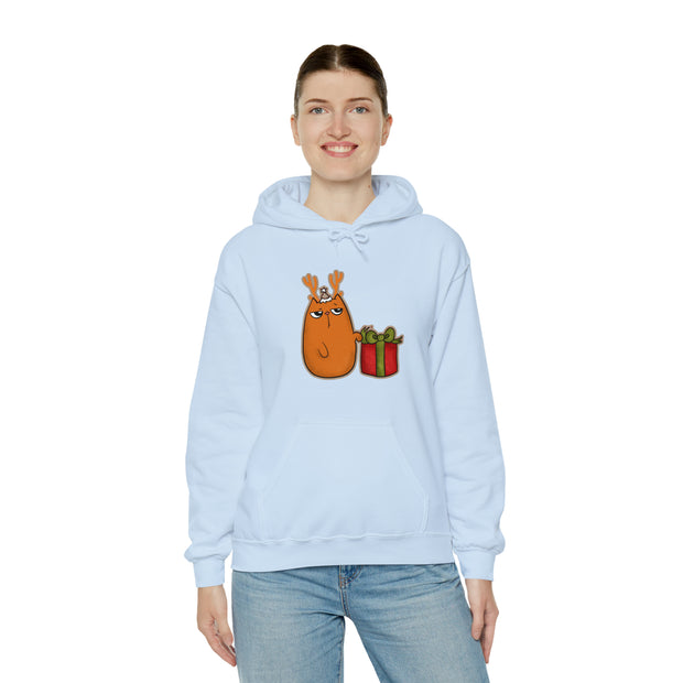 Christmas cat Unisex Heavy Blend™ Hooded Sweatshirt