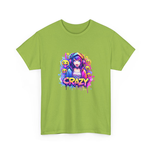 Graffiti Anime Girls Unisex Heavy Cotton Tee